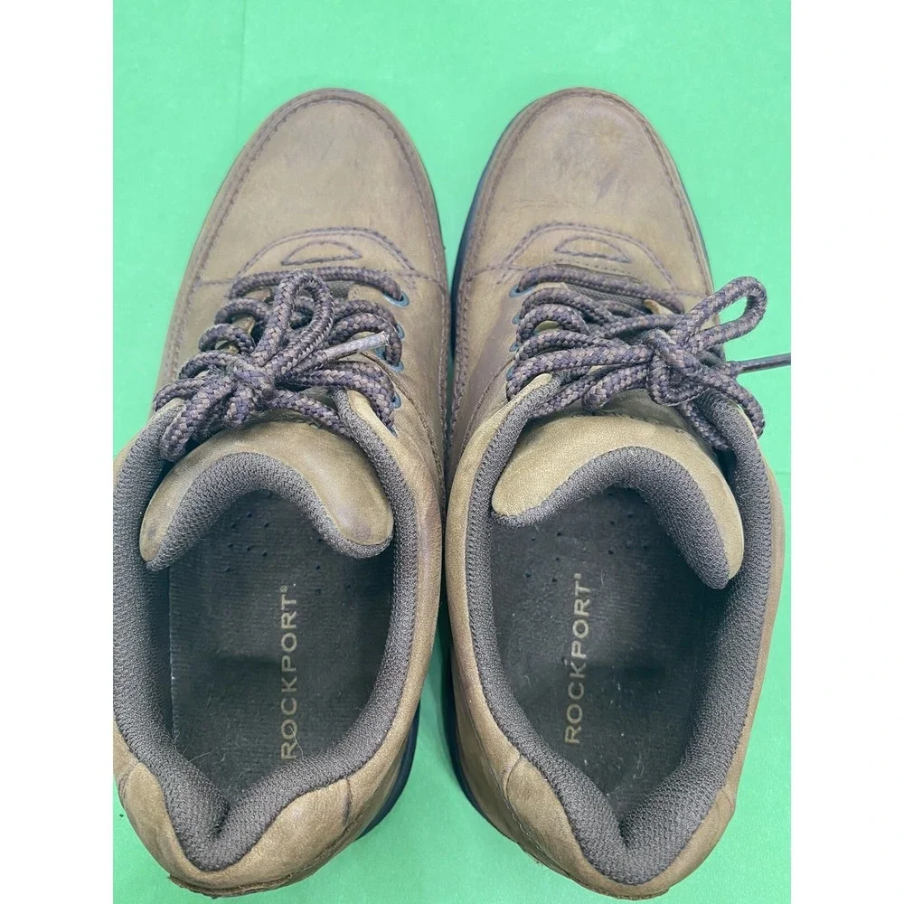 Rockport Mens Brown Lace Up Comfort Shoes Size 8.5M MWT17 Leather Oxford